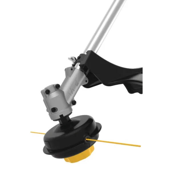 DEWALT 27cc 2-Cycle Gas Straight Shaft String Trimmer with Attachment Capability