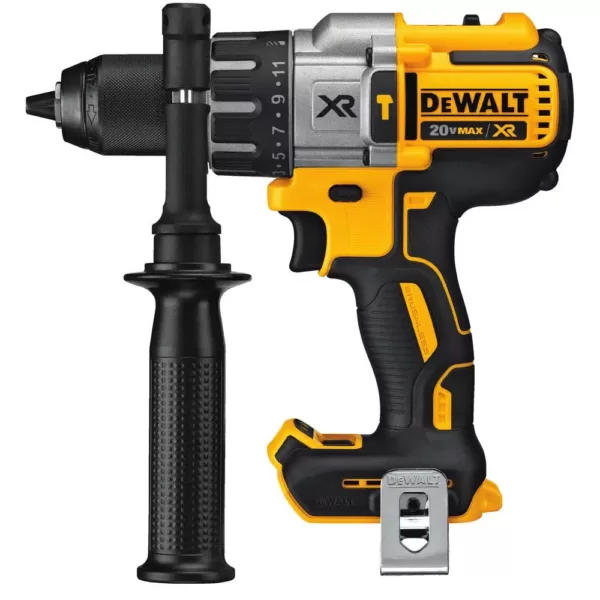 DEWALT 20-Volt MAX XR Cordless Brushless 3-Speed 1/2 in. Hammer Drill with (2) 20-Volt 5.0Ah Batteries & Charger