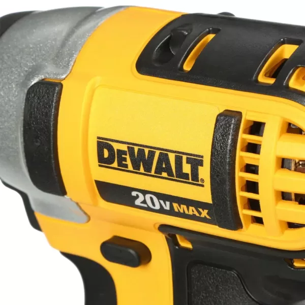 DEWALT 20-Volt MAX Cordless 1/4 in. Impact Driver, (1) 20-Volt 3.0Ah Battery & Charger