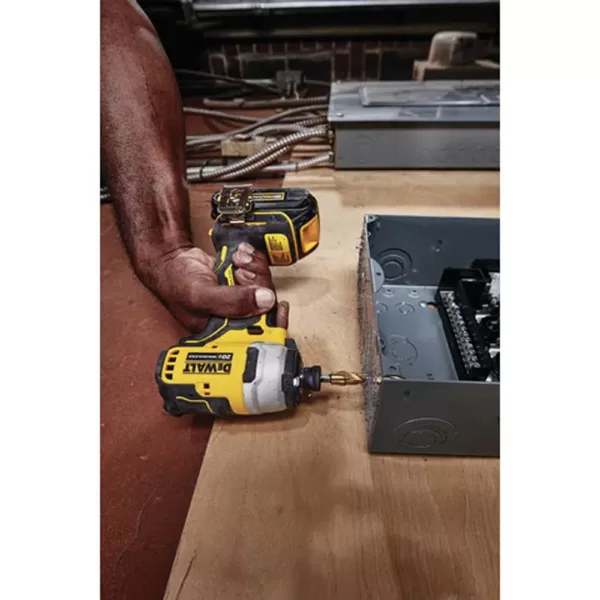 DEWALT ATOMIC 20-Volt MAX Cordless Brushless Compact 1/4 in. Impact Driver with (1) 20-Volt 5.0Ah Battery