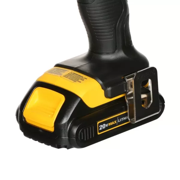 DEWALT 20-Volt MAX Cordless 1/4 in. Impact Driver, (1) 20-Volt 3.0Ah Battery & Charger