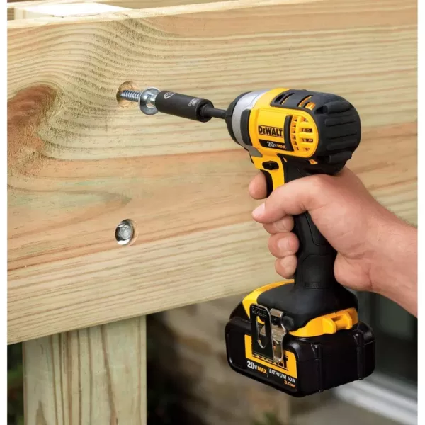 DEWALT 20-Volt MAX Cordless 1/4 in. Impact Driver, (1) 20-Volt 1.3Ah Battery, Charger & Bag