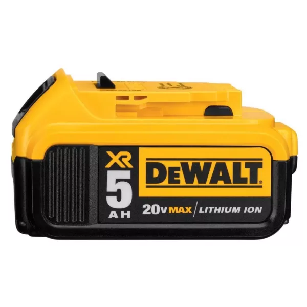 DEWALT 20-Volt MAX XR Cordless Brushless 3-Speed 1/4 in. Impact Driver with (2) 20-Volt 5.0Ah Battery & Charger