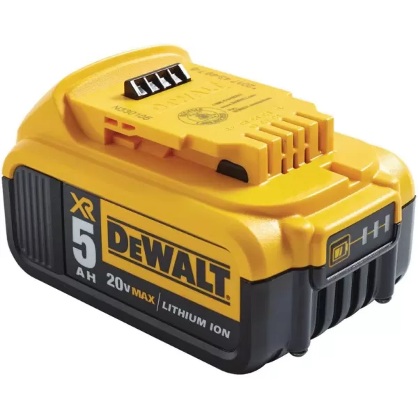 DEWALT 20-Volt MAX Cordless 3/8 in. Impact Wrench Kit with Hog Ring, (1) 20-Volt 5.0Ah Battery & Charger