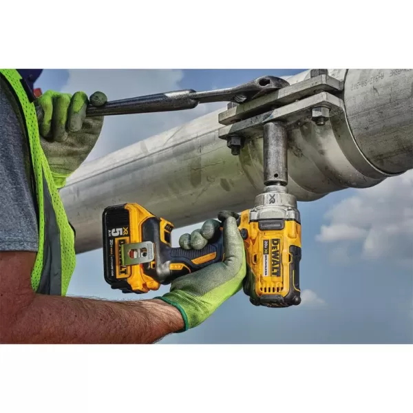 DEWALT 20-Volt MAX XR Cordless Brushless 1/2 in. Mid-Range Impact Wrench with Detent Pin Anvil (Tool-Only)