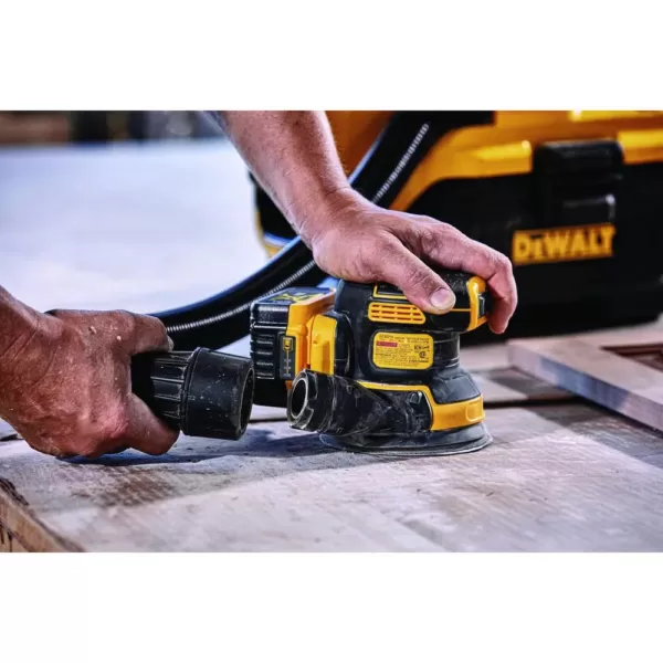 DEWALT 20-Volt MAX XR Cordless Brushless Jigsaw with 5 in. Random Orbital Sander, (1) 20-Volt 5.0Ah Battery & Charger