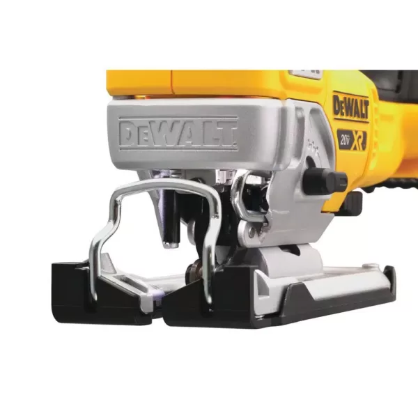 DEWALT 20-Volt MAX XR Cordless Brushless Jigsaw with 5 in. Random Orbital Sander, (1) 20-Volt 5.0Ah Battery & Charger