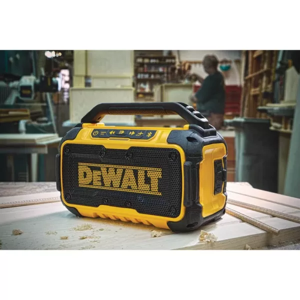 DEWALT 20-Volt MAX Bluetooth Speaker with (1) 20-Volt Battery 3.0Ah & Charger