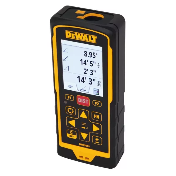 DEWALT 660 ft. Laser Distance Measurer with Color LCD, 4X Zoom Digital Camera and Bluetooth