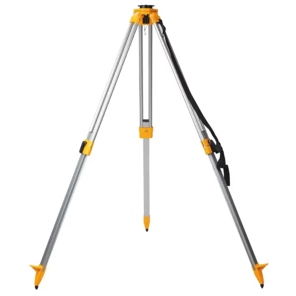 DEWALT 20-Volt Lithium-Ion Green Rotary Laser Level with Bonus Construction Tripod