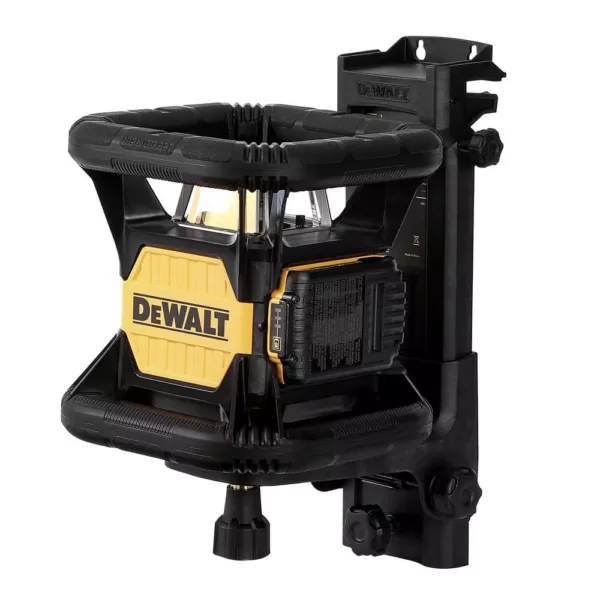 DEWALT 20-Volt Lithium-Ion Green Rotary Laser Level with Bonus Construction Tripod