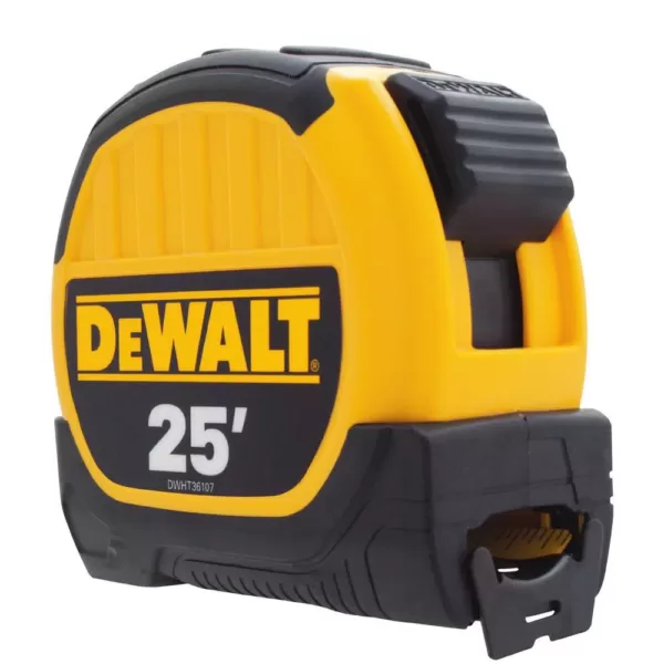 DEWALT Self-Leveling Cross Line and Plumb Spots Laser Level with Bonus 25 ft. Tape Measure