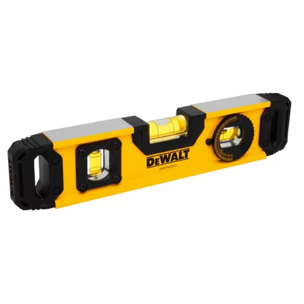 DEWALT 48 in. Non-Magnetic Box Beam Level with Bonus 9 in. Torpedo Level