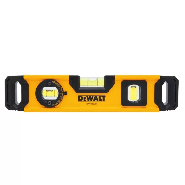 DEWALT 48 in. Non-Magnetic Box Beam Level with Bonus 9 in. Torpedo Level