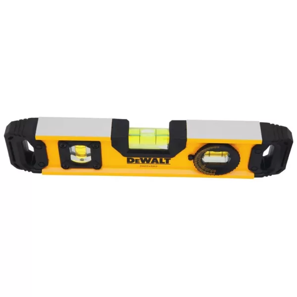 DEWALT 48 in. Non-Magnetic Box Beam Level with Bonus 9 in. Torpedo Level