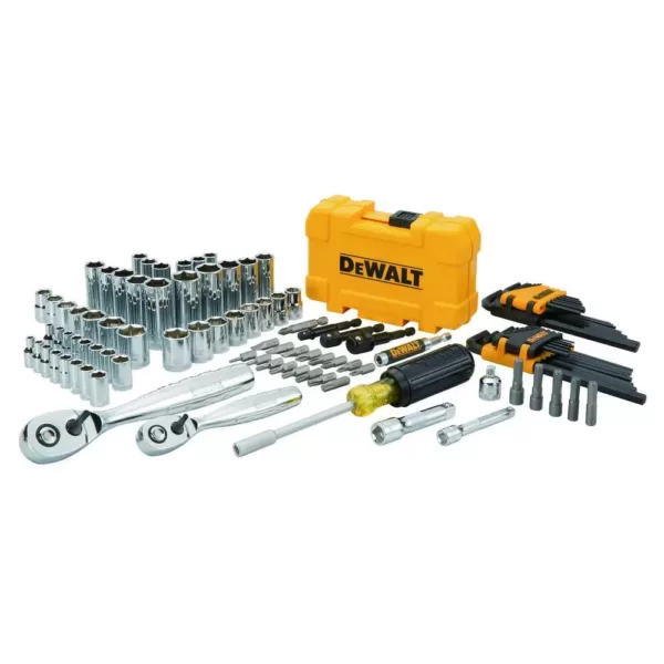 DEWALT Mechanics Tool Set with Cobalt Drill Bit Set (137-Piece)