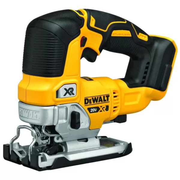 DEWALT 20-Volt MAX Cordless 7-1/4 in. Sliding Miter Saw with (1) 20-Volt Battery 4.0Ah & Cordless Jigsaw