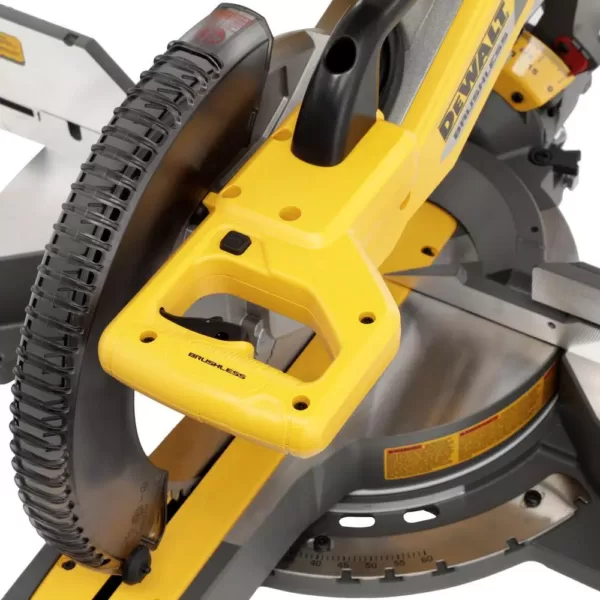 DEWALT FLEXVOLT 120-Volt MAX Cordless Brushless 12 in. Miter Saw with AC Adapter with (2) FLEXVOLT 6.0Ah Batteries