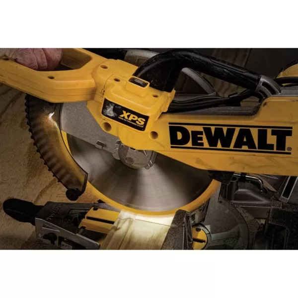 DEWALT 15 Amp Corded 12 in. Double-Bevel Compound Miter Saw with XPS Light