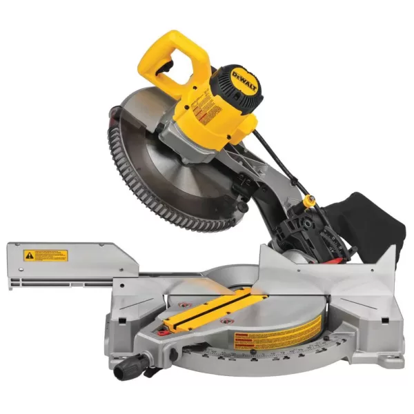 DEWALT 15 Amp Corded 12 in. Single Bevel Compound Miter Saw