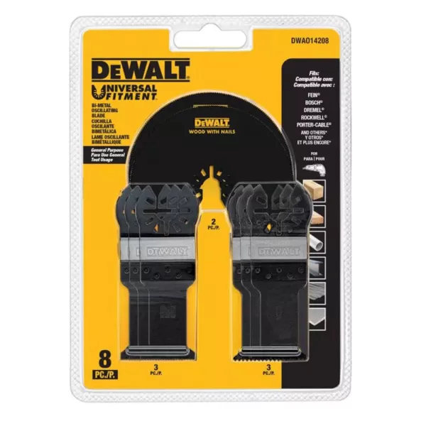 DEWALT Oscillating Set (8-Piece)