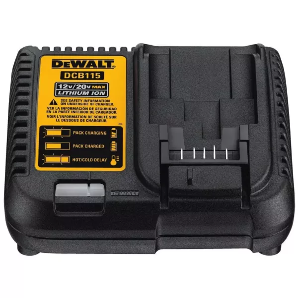 DEWALT ATOMIC 20-Volt MAX Cordless Brushless Oscillating Multi-Tool with (3) 20-Volt Batteries 5.0Ah & Charger