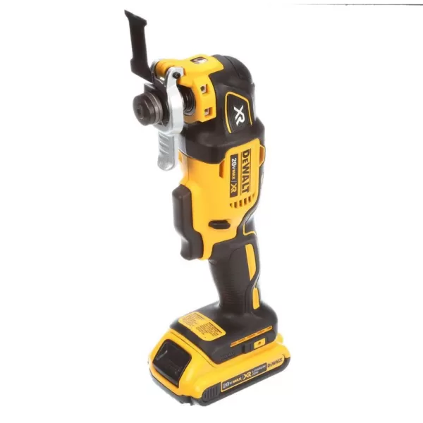 DEWALT 20-Volt MAX XR Cordless Brushless Oscillating Multi-Tool with (1) 20-Volt 2.0Ah Battery & Charger