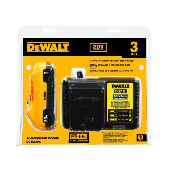 DEWALT 20-Volt MAX XR Cordless Brushless 3-Speed Oscillating Multi-Tool with (1) 20-Volt 3.0Ah Battery & Charger