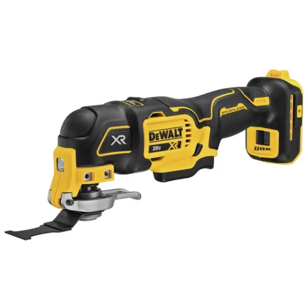 DEWALT 20-Volt MAX XR Cordless Brushless 3-Speed Oscillating Multi-Tool with (1) 20-Volt 1.5Ah Battery & Charger