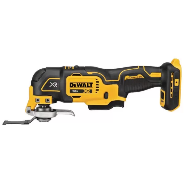 DEWALT 20-Volt MAX XR Cordless Brushless 3-Speed Oscillating Multi-Tool with (1) 20-Volt 1.5Ah Battery & Charger