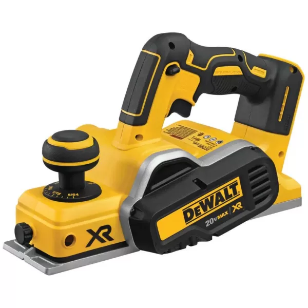 DEWALT 20-Volt MAX XR Cordless Brushless 3-1/4 in. Planer with (1) 20-Volt 5.0Ah Battery