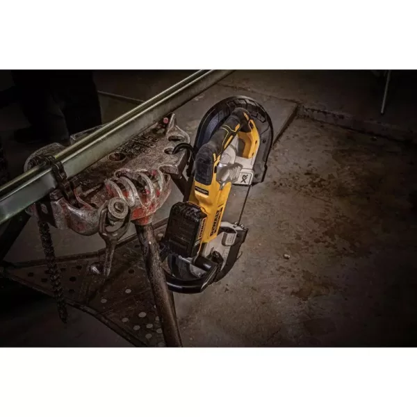 DEWALT 20-Volt MAX XR Cordless Brushless Deep Cut Band Saw with 1-1/2 in. Die Grinder