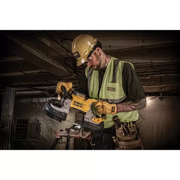 DEWALT 20-Volt MAX XR Cordless Brushless Deep Cut Band Saw with (1) 20-Volt Battery 5.0Ah