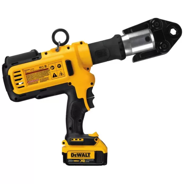 DEWALT 20-Volt MAX Cordless Press Tool, (6) Press Jaws Sized 1/2 in. to 2 in., (2) 20-Volt 4.0Ah Batteries & Charger