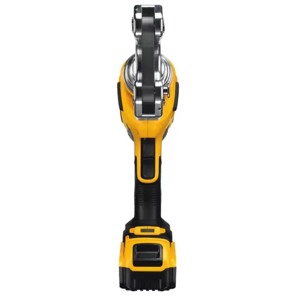 DEWALT 20-Volt MAX Cordless Dieless Cable Crimping Tool with (2) 20-Volt 4.0Ah Batteries, Charger & Case