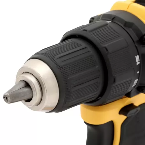 DEWALT ATOMIC 20-Volt MAX Cordless Brushless Compact 1/2 in. Drill/Driver, (2) 20-Volt 1.3Ah Batteries & Reciprocating Saw