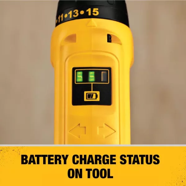 DEWALT 8-Volt MAX Cordless Gyroscopic Screwdriver with Adjustable Handle, (1) 1.0Ah Battery, Charger & Bag