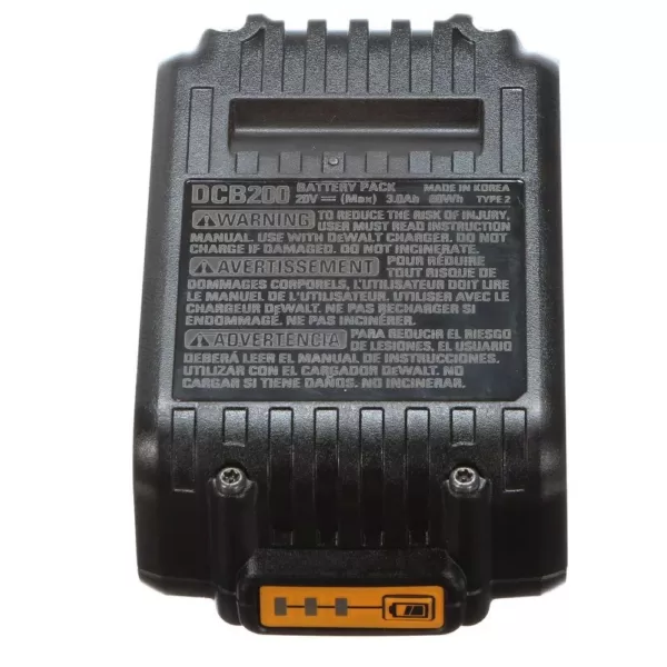 DEWALT 20-Volt MAX Premium Lithium-Ion 3.0Ah Battery Pack