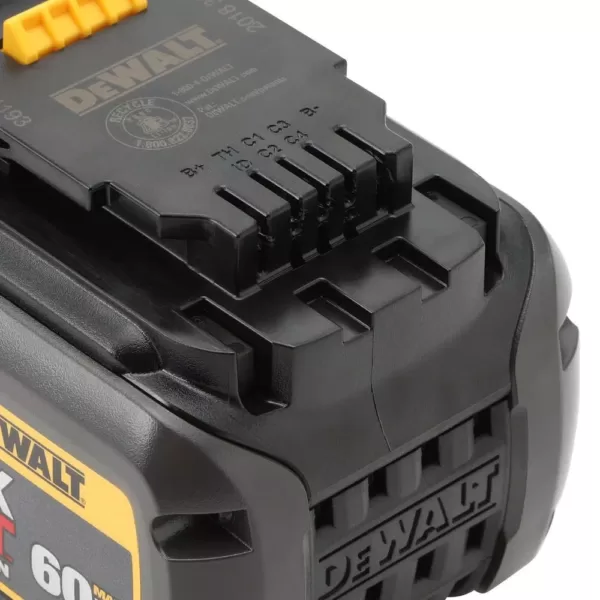 DEWALT FLEXVOLT 20-Volt/60-Volt MAX Lithium-Ion 6.0 Ah Battery Pack (2-Pack)