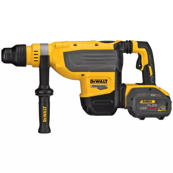 DEWALT FLEXVOLT 60-Volt MAX Brushless 1-7/8 in. SDS MAX Rotary Hammer, (2) FLEXVOLT 9.0Ah Batteries & Hammer Drill/Driver