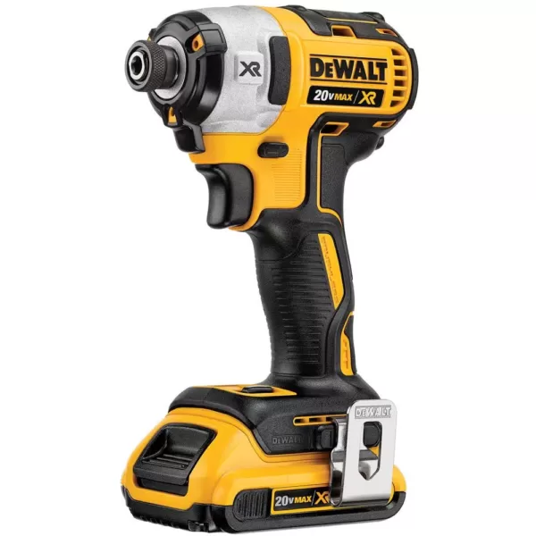 DEWALT 20-Volt MAX XR Cordless Brushless Hammer Drill/Impact Combo Kit (2-Tool) with (1) 4.0Ah Battery & (1) 2.0Ah Battery