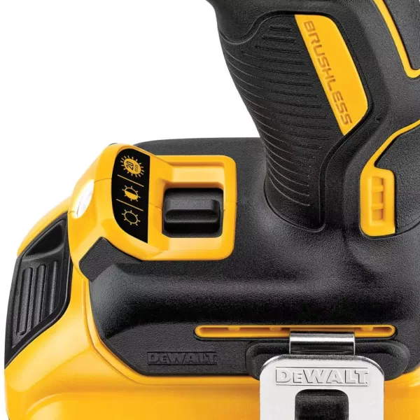 DEWALT 20-Volt MAX XR Cordless Brushless Hammer Drill/Impact Combo Kit (2-Tool) with (1) 4.0Ah Battery & (1) 2.0Ah Battery