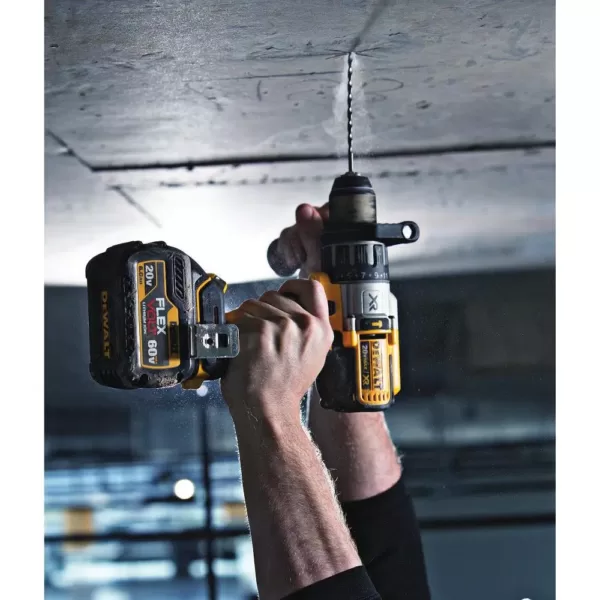 DEWALT 20-Volt MAX Cordless Brushless Combo Kit (2-Tool) with (2) FLEXVOLT 6.0Ah Batteries, (1) 20-Volt 2.0 Battery & Charger