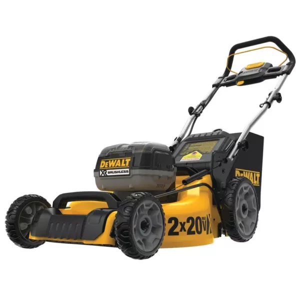 DEWALT 20 in. 20V MAX Lithium-Ion Cordless Walk Behind Push Lawn Mower with (2) 9.0Ah Batteries and (2) Chargers Included