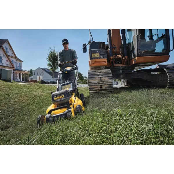 DEWALT 20 in. 20V MAX Lithium-Ion Cordless Walk Behind Push Lawn Mower with (2) 9.0Ah Batteries and (2) Chargers Included