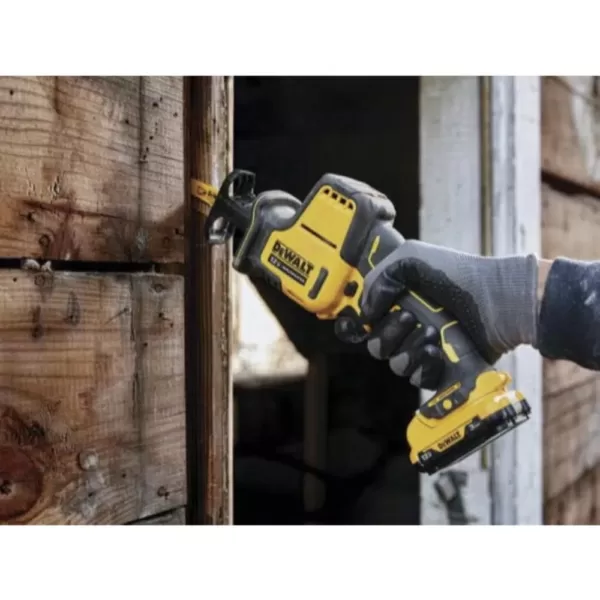 DEWALT 8 in. 10/14 Teeth per in. Straight Back Bi-Metal Reciprocating Saw Blade (5-Pack)