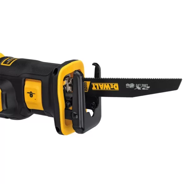 DEWALT 20-Volt MAX XR Cordless Brushless Compact Reciprocating Saw with (1) 20-Volt Battery 6.0Ah