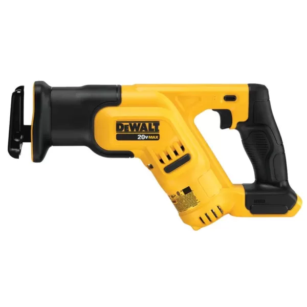 DEWALT 20-Volt MAX Cordless Compact Reciprocating Saw with (1) 20-Volt Battery 4.0Ah