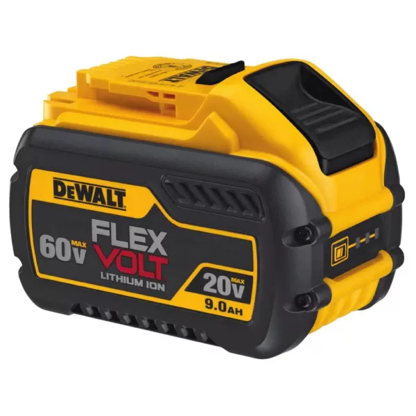 DEWALT FLEXVOLT 60-Volt MAX Cordless Brushless Reciprocating Saw with (1) FLEXVOLT 9.0Ah Battery & Charger