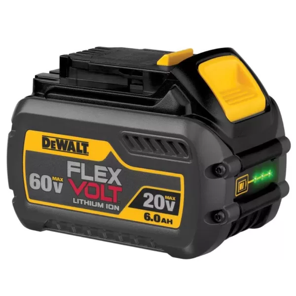 DEWALT FLEXVOLT 60-Volt MAX Cordless Brushless Reciprocating Saw with (1) FLEXVOLT 6.0Ah Battery